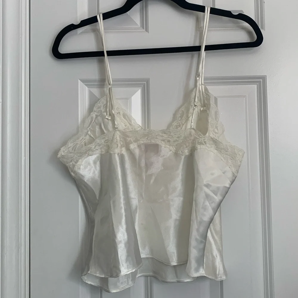 Vintage Victoria Secret Gold Label 80s 90s Satin Cami Set Size Medium - Picture 16 of 16